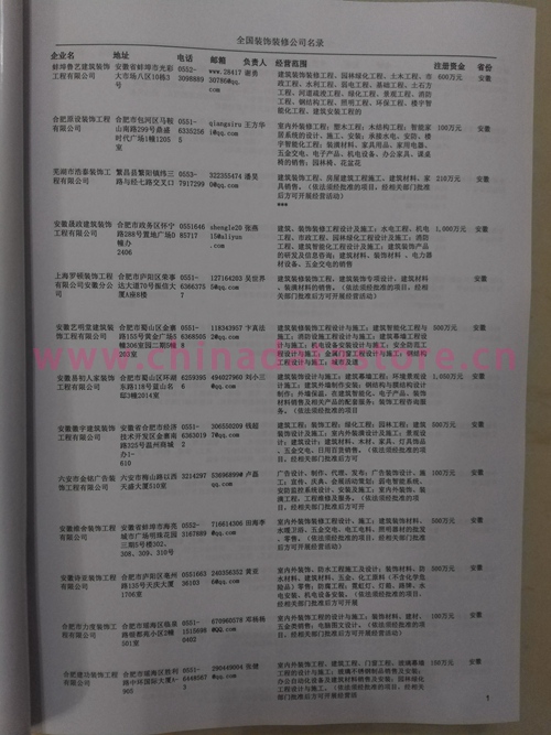 中國裝飾裝修企業(yè)黃頁可開展精準營銷，電話營銷、郵件營銷、傳真營銷等等多管齊下，圓您銷售冠軍夢